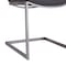 Armen Living April Contemporary Dining Chair in Brushed Stainless Steel Finish and Gray Faux Leather, PK2 LCAPSIBSGR - alternate 3